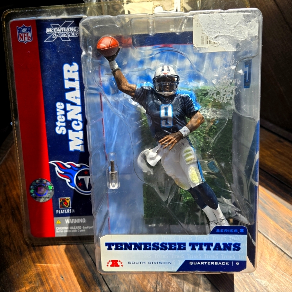 New McFarlane Sportspicks Series 8 Steve McNair Tennesee Titans Collectible